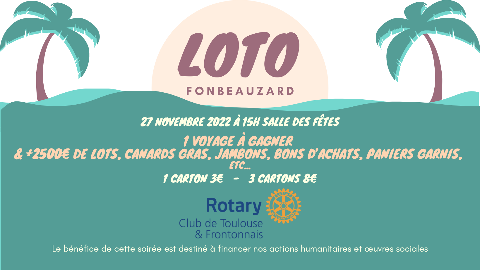 LOTO de FONBEAUZARD du 27/11/2022