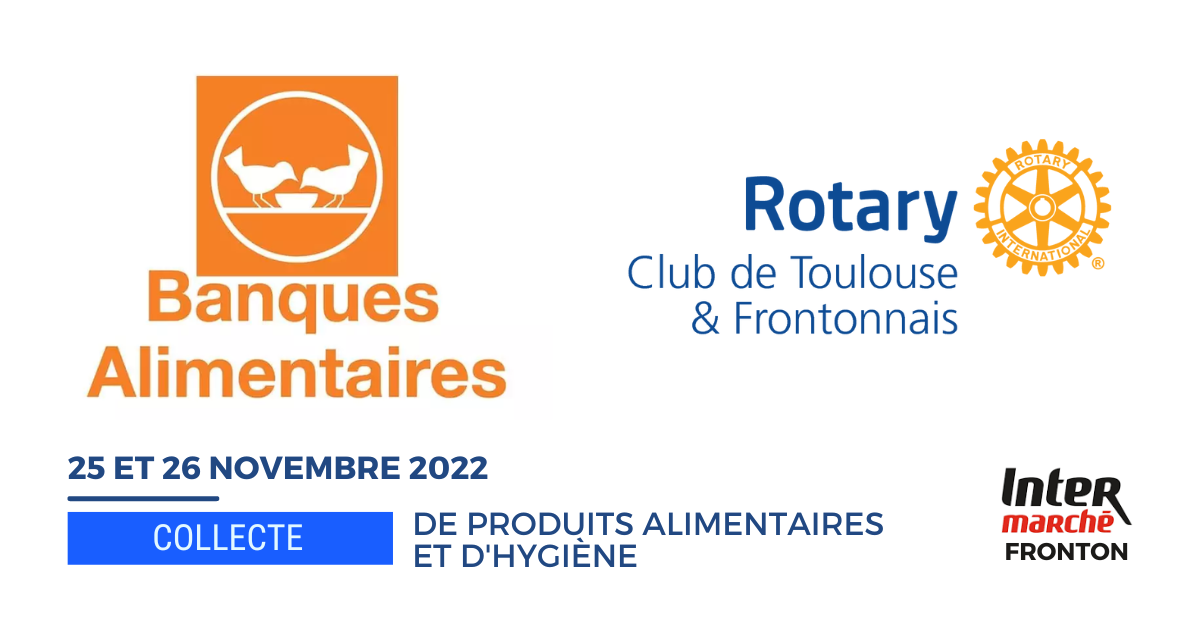 Collecte Banque Alimentaire 25 et 26/11/22