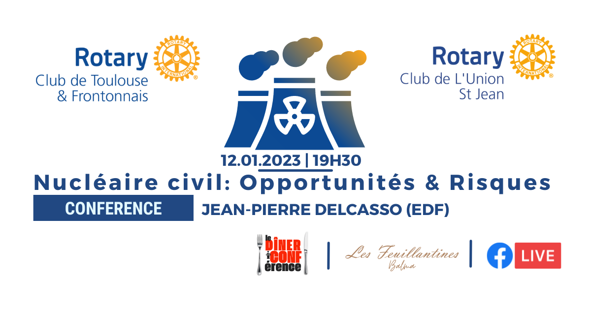 Dîner-Conférence sur le Nucléaire Civil du 12/01/23