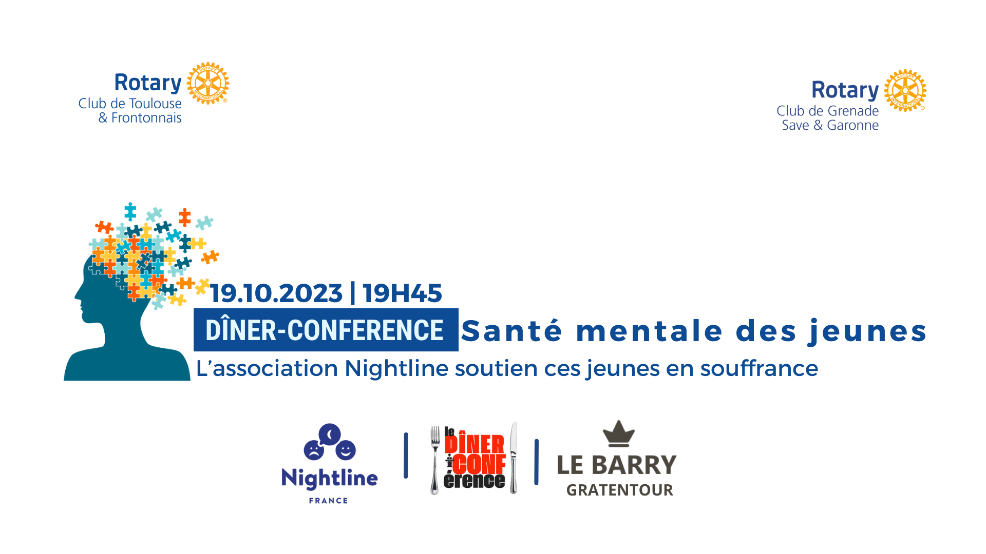 Dîner-Conférence sur la Santé Mentale des Jeunes