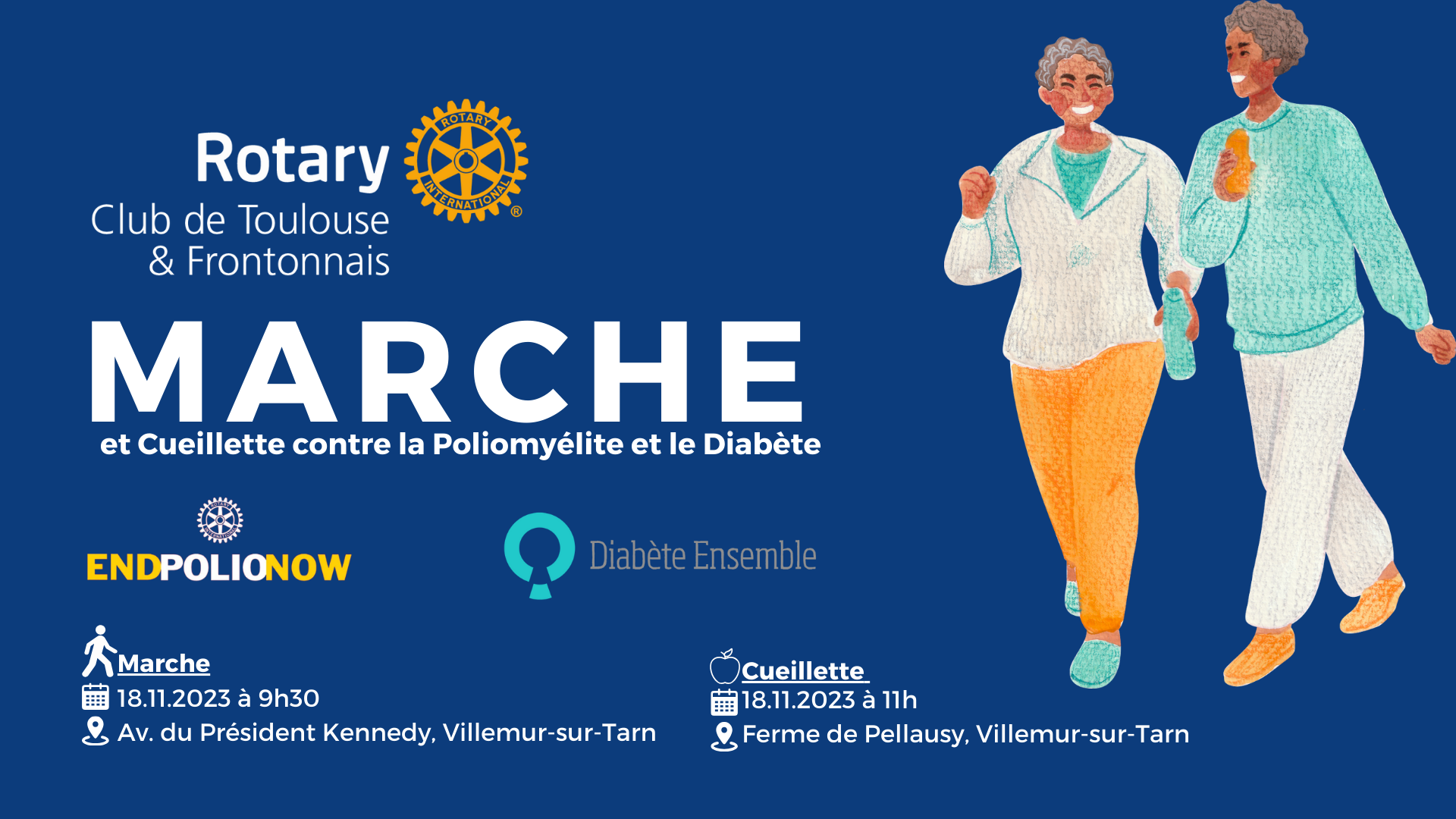 Marche contre la Poliomyélite et le Diabète